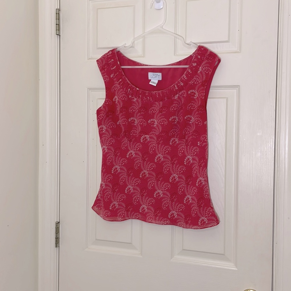 Loft Red Top Size 10